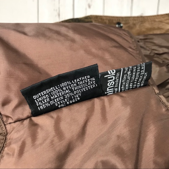 Vintage LEather Jacket Size S GUC - Picture 8 of 8